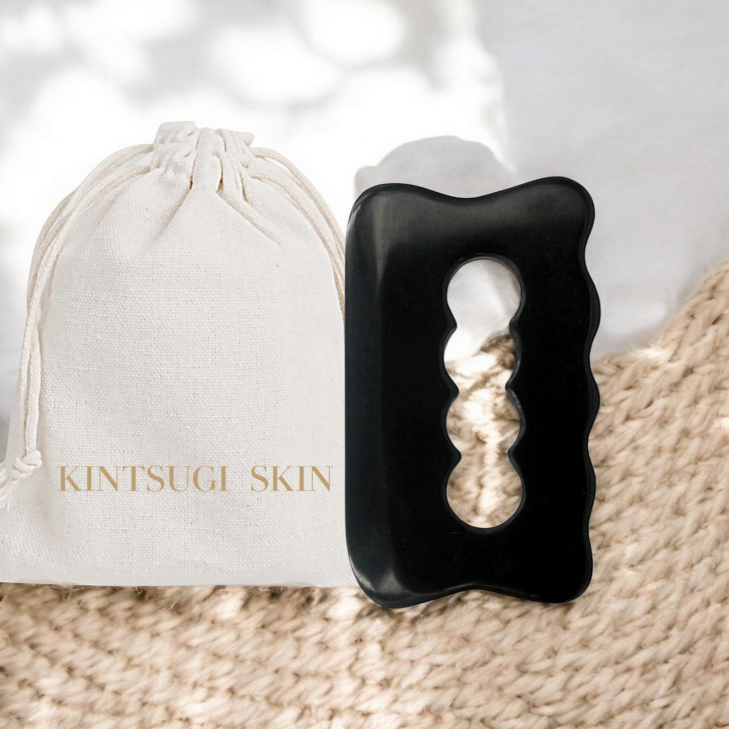GUA SHA BIAN STONE for the body.