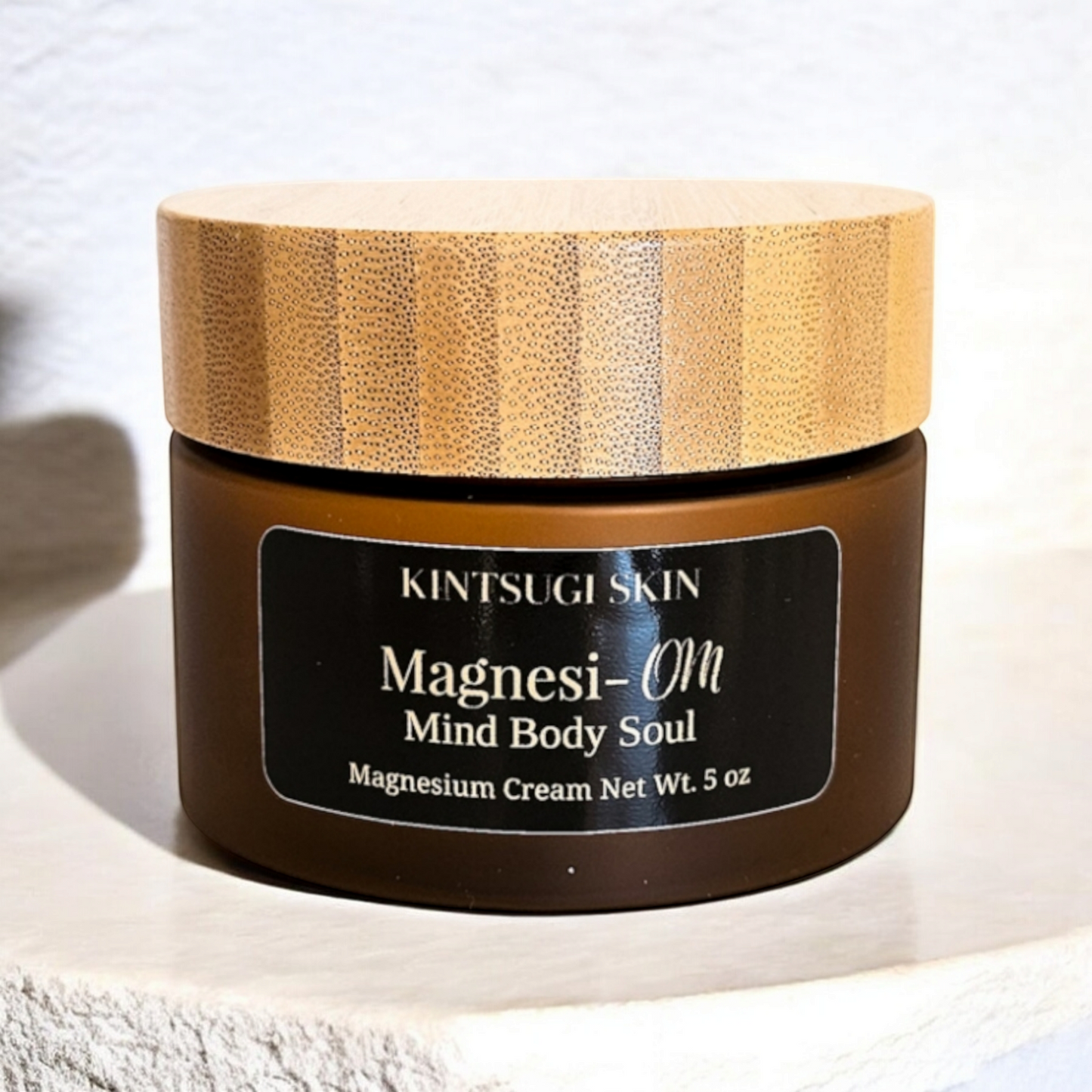Magnesi-OM. For Mind, Body & Soul. Magnesium Cream.
