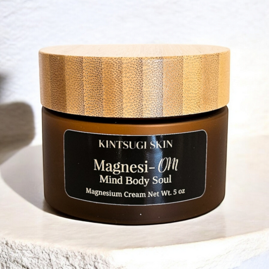 Magnesi-OM. For Mind, Body & Soul. Magnesium Cream.