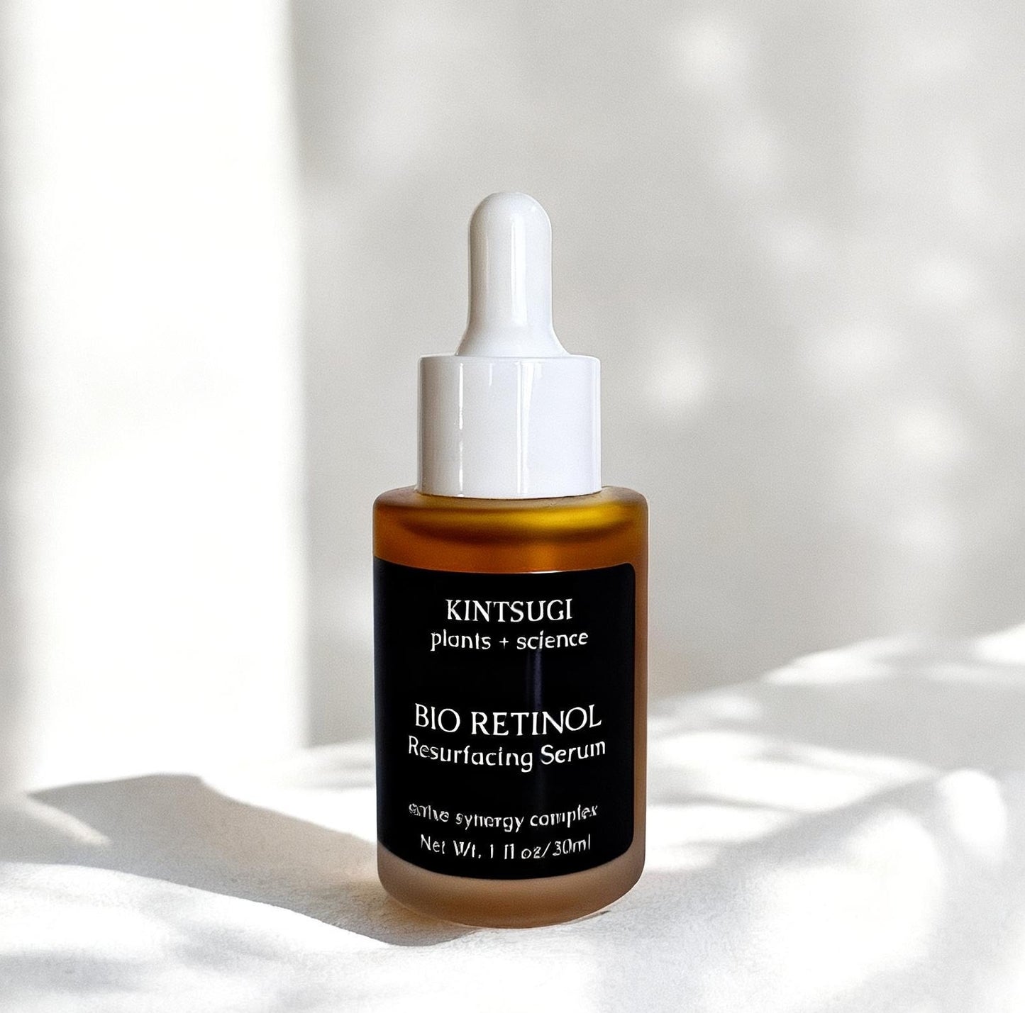 BIO RETINOL RESURFACING SERUM. Uneven texture & fine lines.