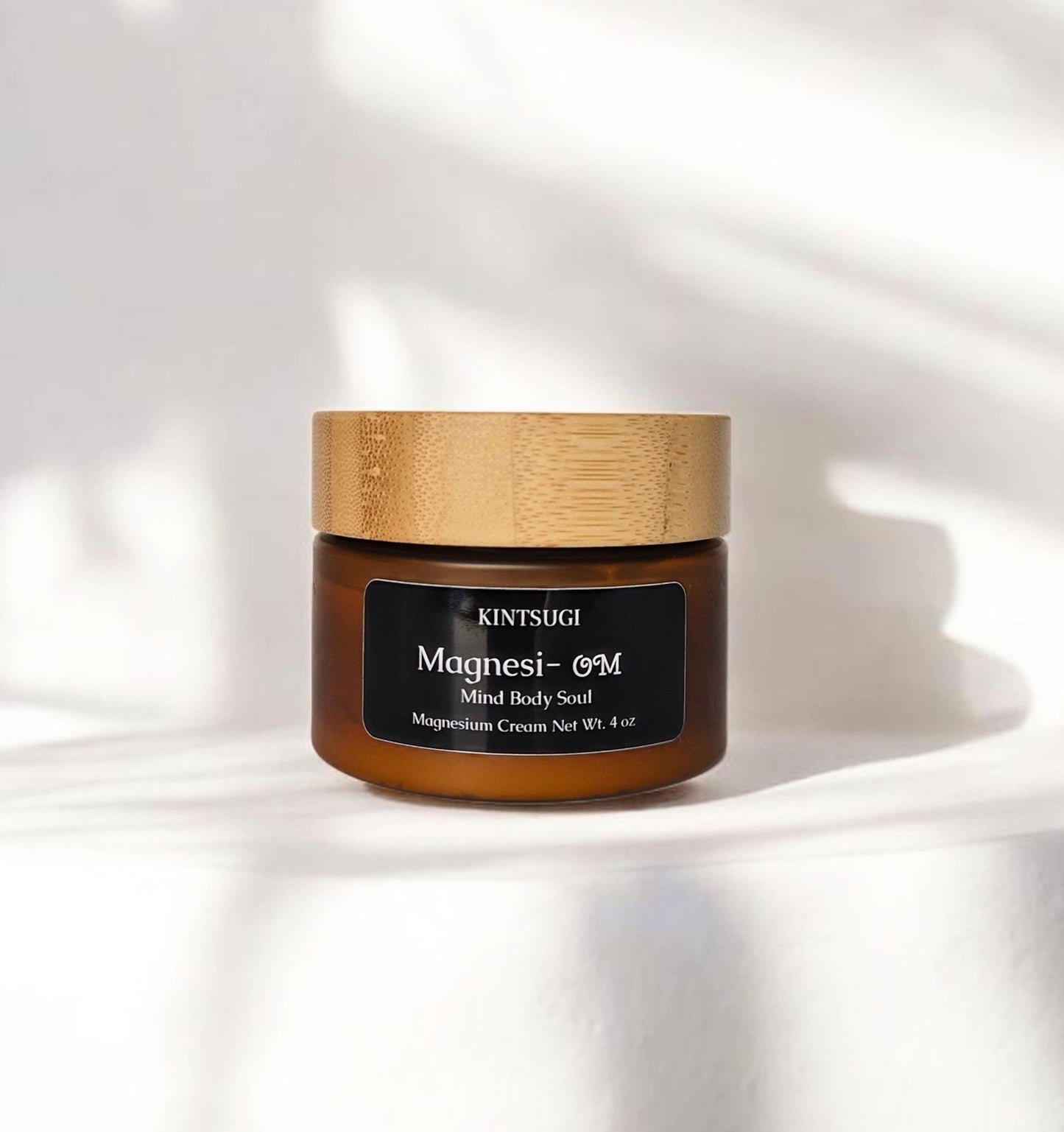 Magnesi-OM. For Mind, Body & Soul. Magnesium Sleep Cream.